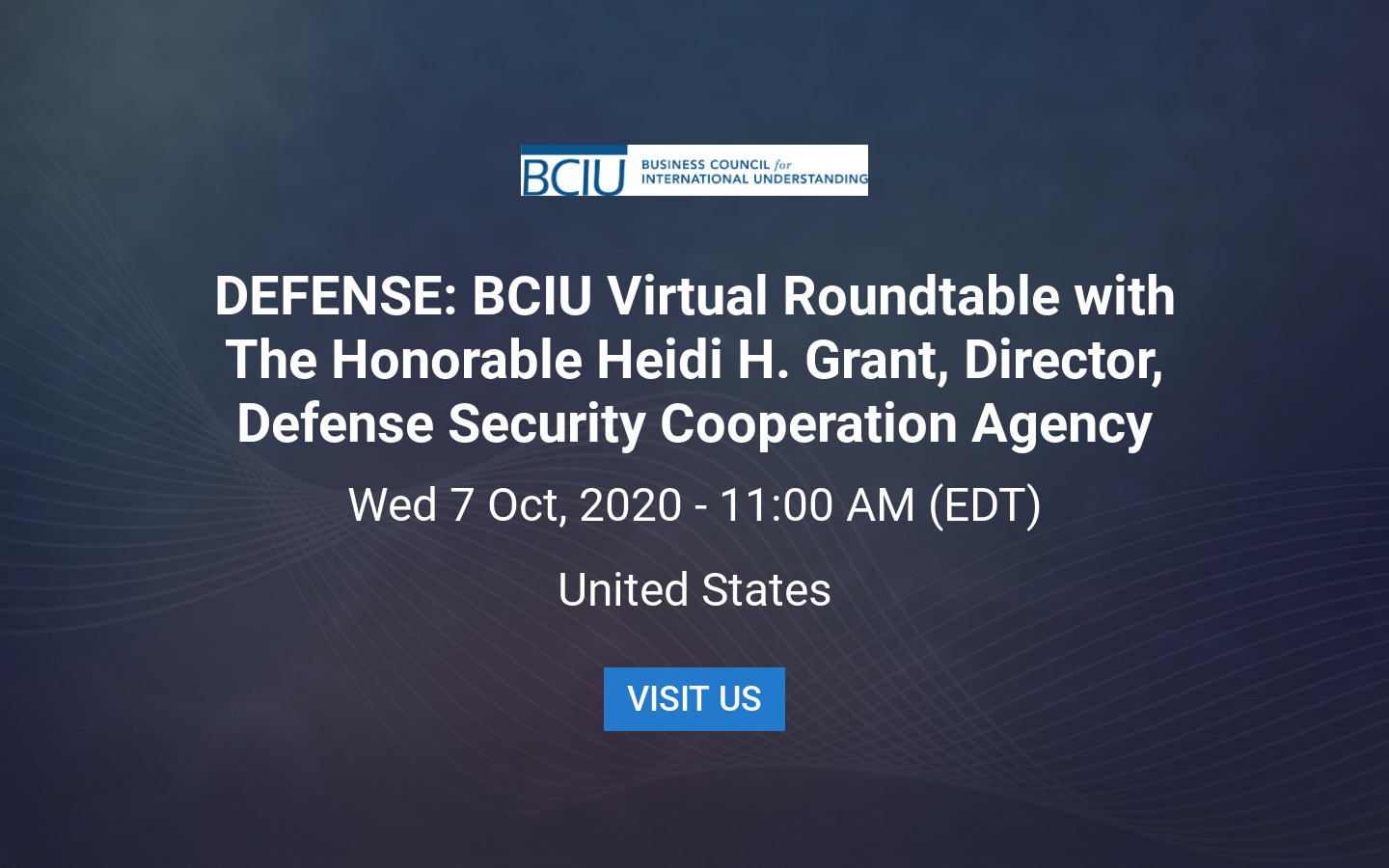 DEFENSE: BCIU Virtual Roundtable With The Honorable Heidi H. Grant ...